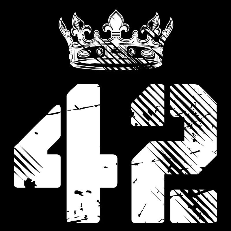 42 Number crown