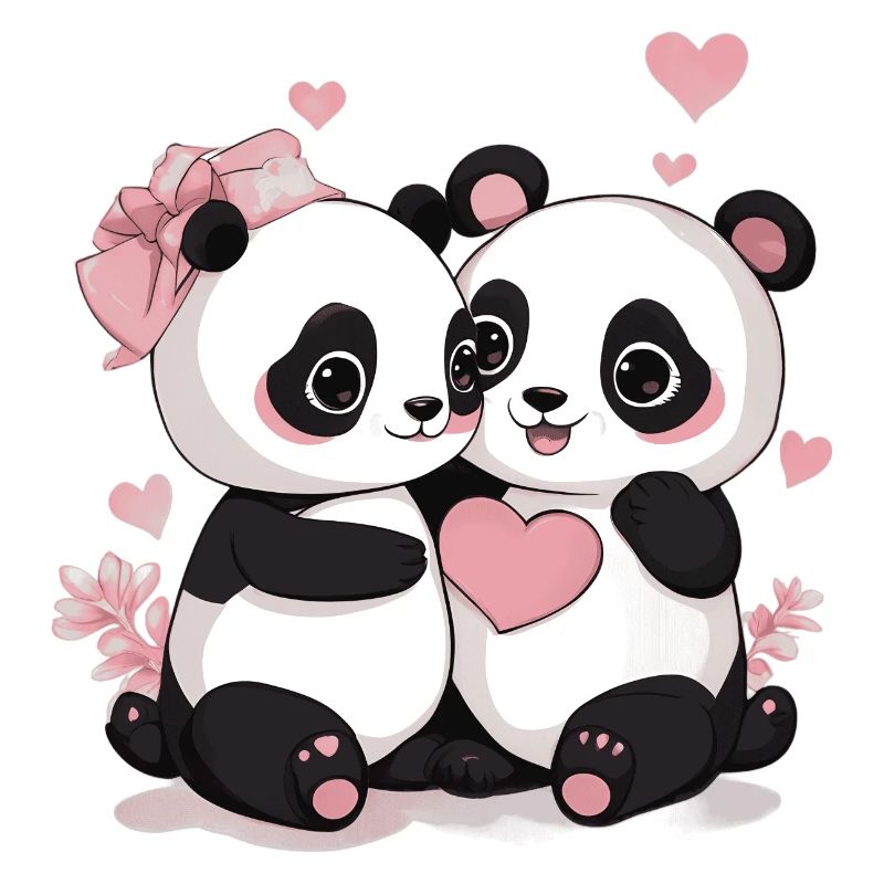 Be My Valentine Panda