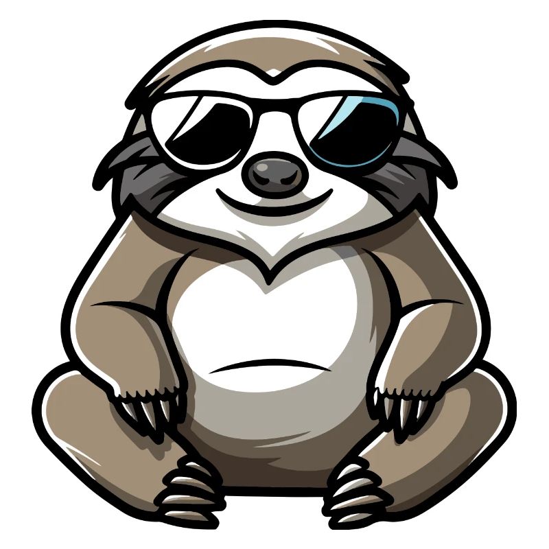 Sloth Comic Cool