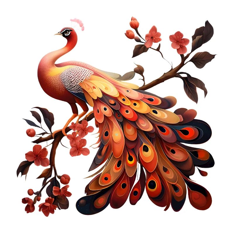 Elegance in feathers: