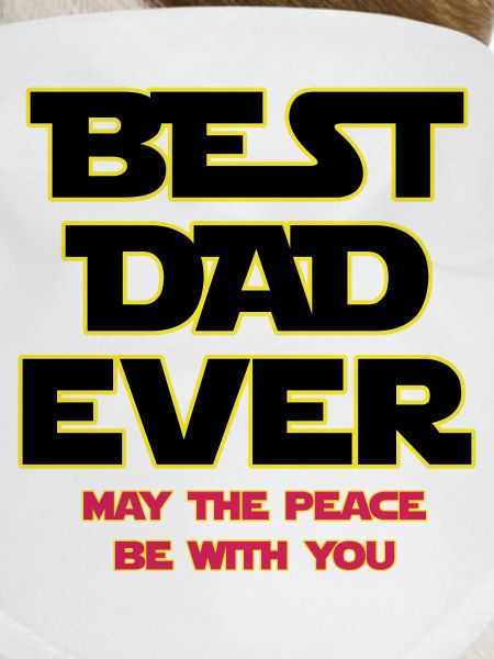 Best Dad Ever Neon Outline