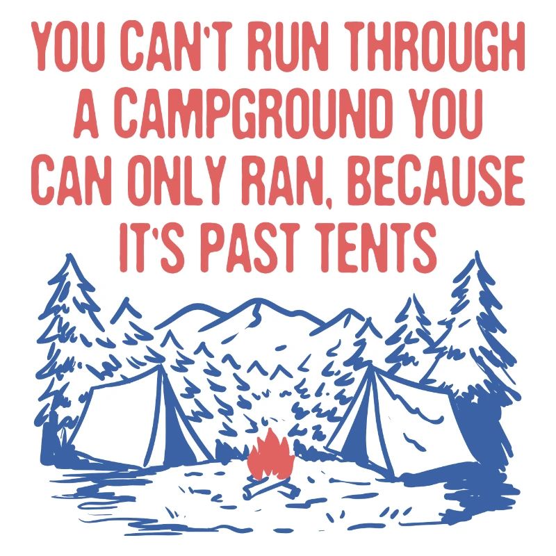 Impossible de courir à travers un terrain de camping Camping Randonnée