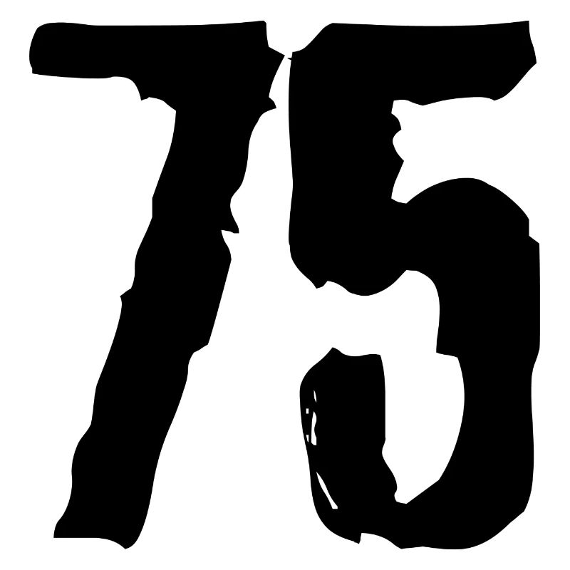 Maillot à 75 numéros
