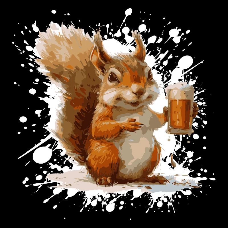 Squirrel Beer Funny