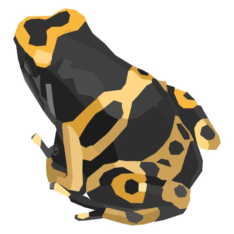 Bumblebee Frog Geometric Design