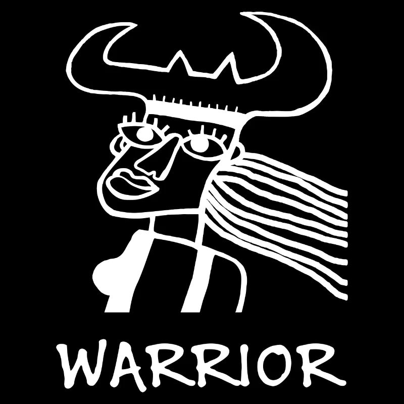 Warrior in white as a gift idea
