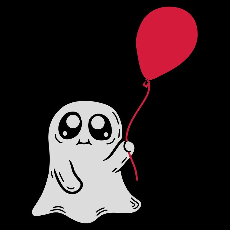 Luftballon Geist Comic Design