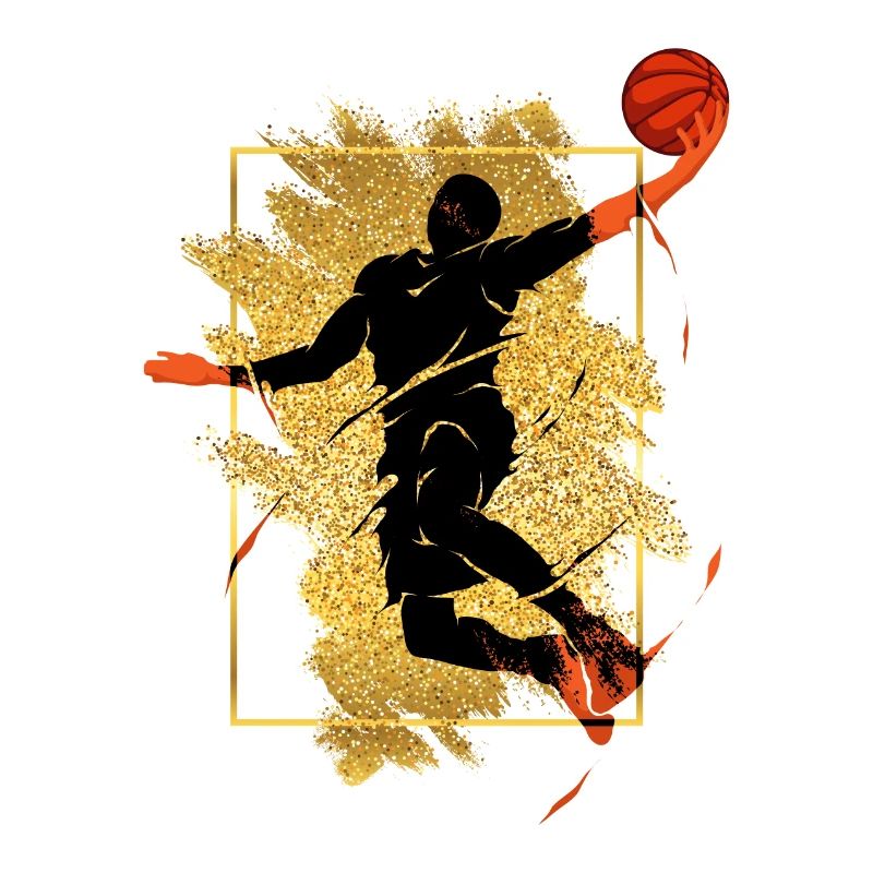 Basketteur Basketteur Dunking Gold Splash