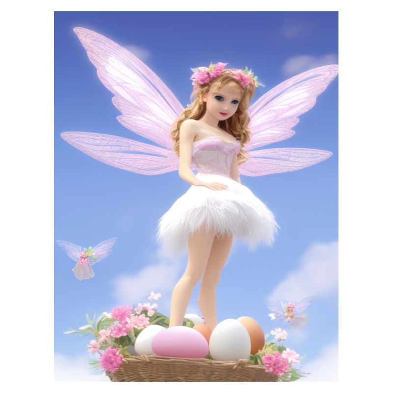 Pixie de style rétro à l’œuf - Pâques