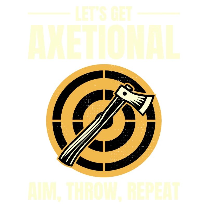 Axe axe de lancer Bullseye Aim Throw Repeat