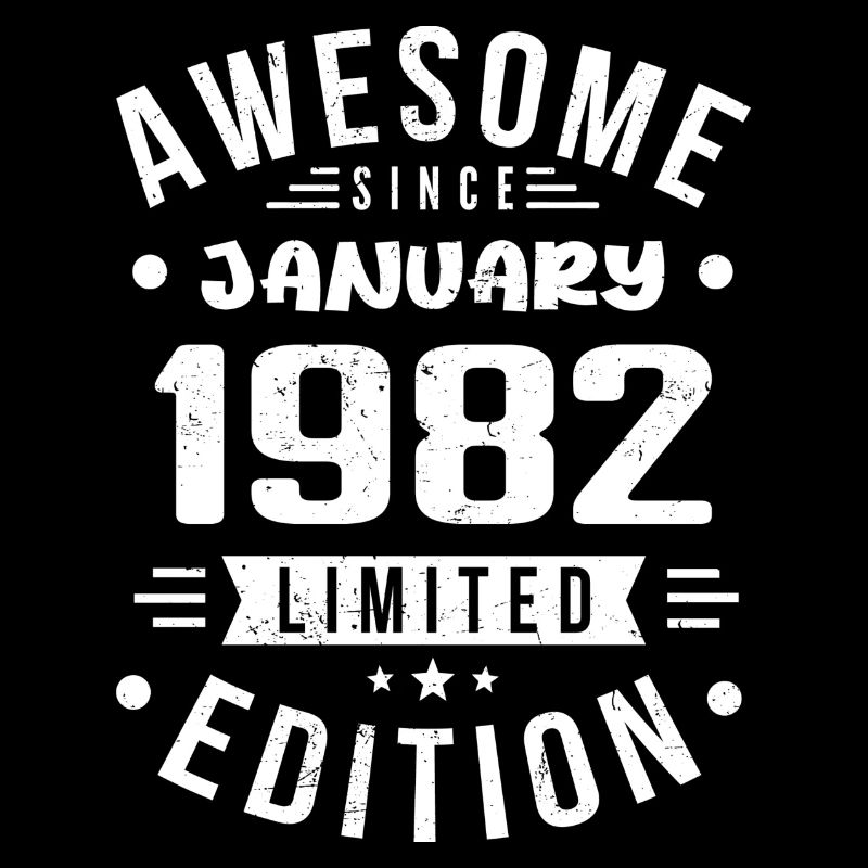 Janvier 1982 - Anniversaire Janvier 1982 I Janvier 1982