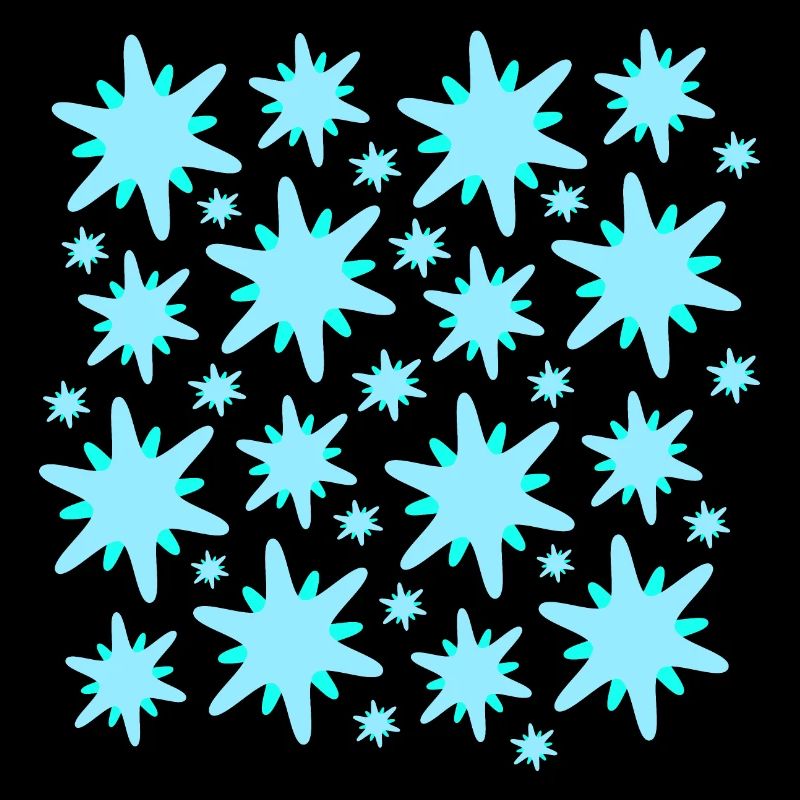 Blue Stars Pattern