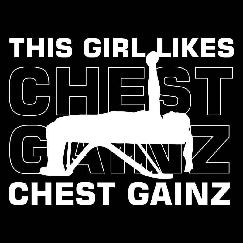 Mädchen mag Benchpress Powerlifting-Training im