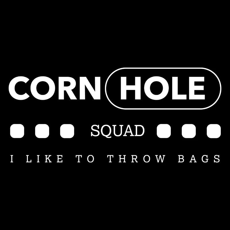 Cornhole Squad Funny Sack Tossing Hobby Sports