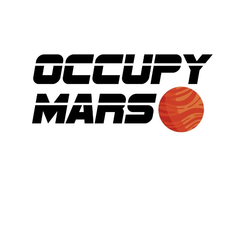 Occupy Mars Space Travel Astronomy Gift
