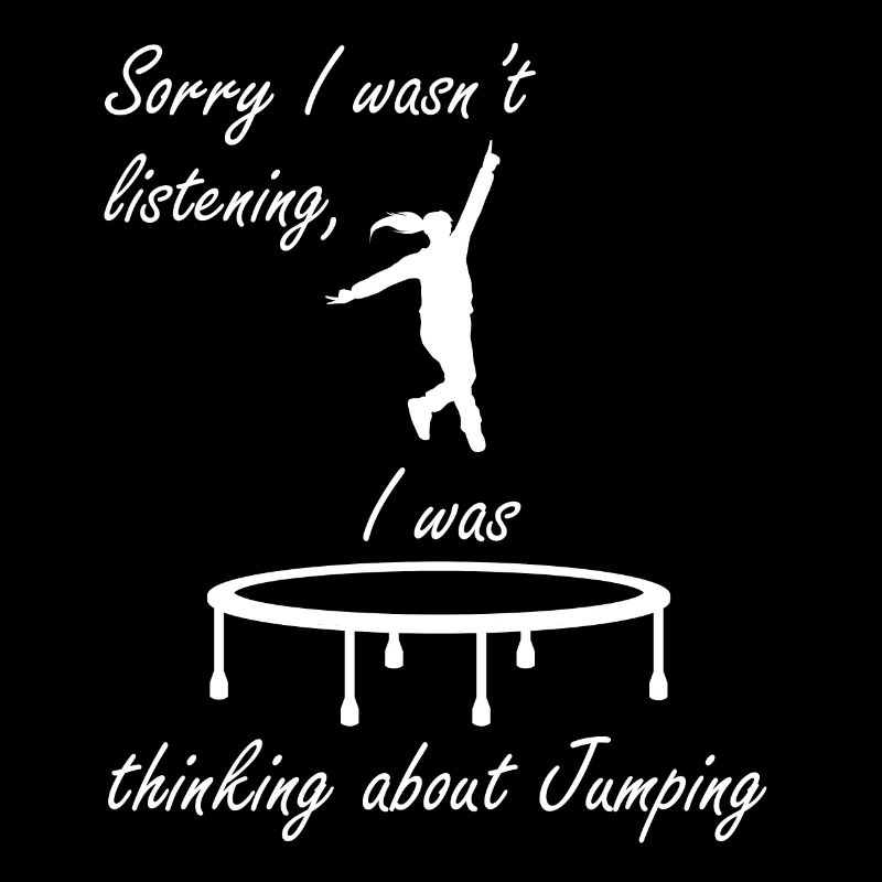 Penser à sauter Trampoline rebondir