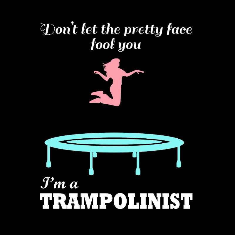 Citation ironique pour un pull de trampoline Hobby