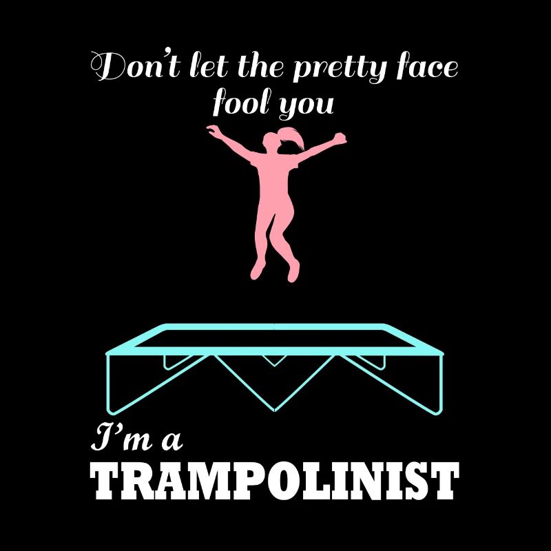 Trampoline de saut Trampoliniste