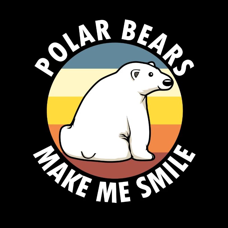 Eisbären bringen mich zum Lächeln Süße
