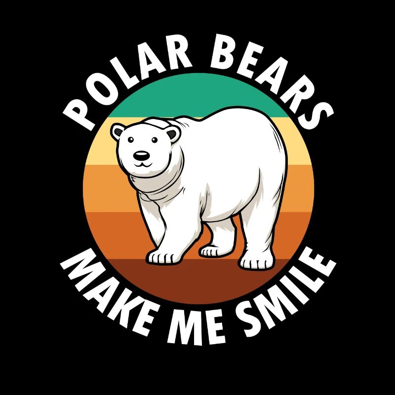 Eisbären ironischer Spruch Cute Bear Wilderness