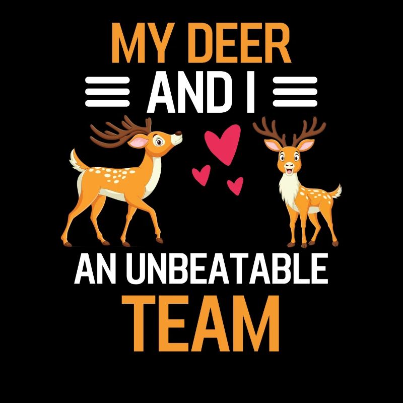 Mon cerf et moi Cadeau d’animal des bois cerf