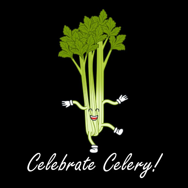Celery Celebration Ironic Saying Vegetables