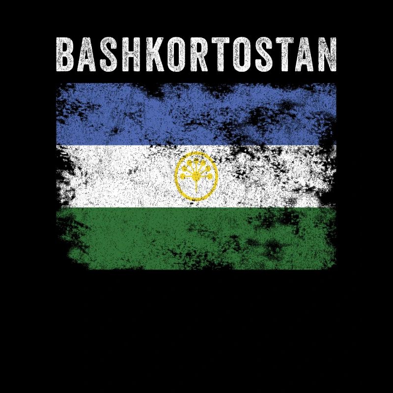 Bashkortostan Flag Vintage Bashkir Flag
