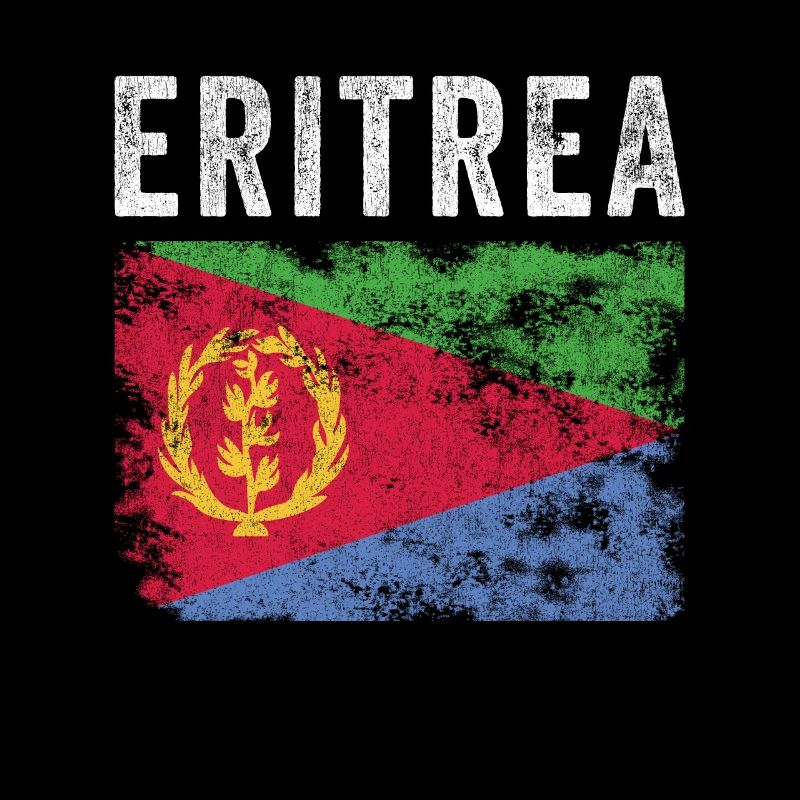 Drapeau érythréen en détresse - Drapeau érythréen