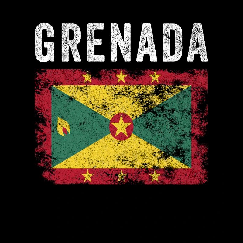Drapeau de la Grenade en détresse - Drapeau grenadien