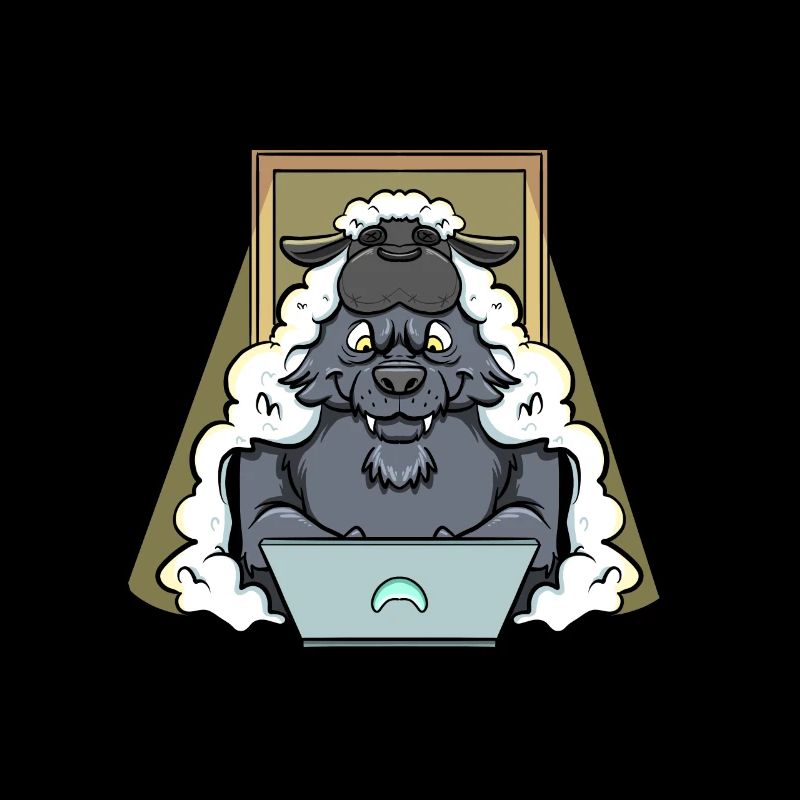 Hacker Wolf In Sheep's Clothing Cybersecurity