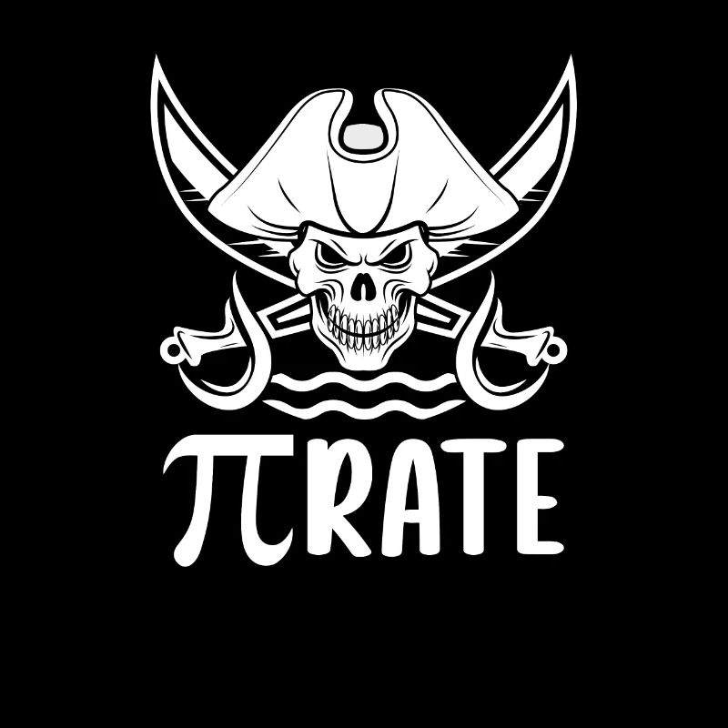 Pi-Rate Pirate Skull Pirate Hat Math Teacher