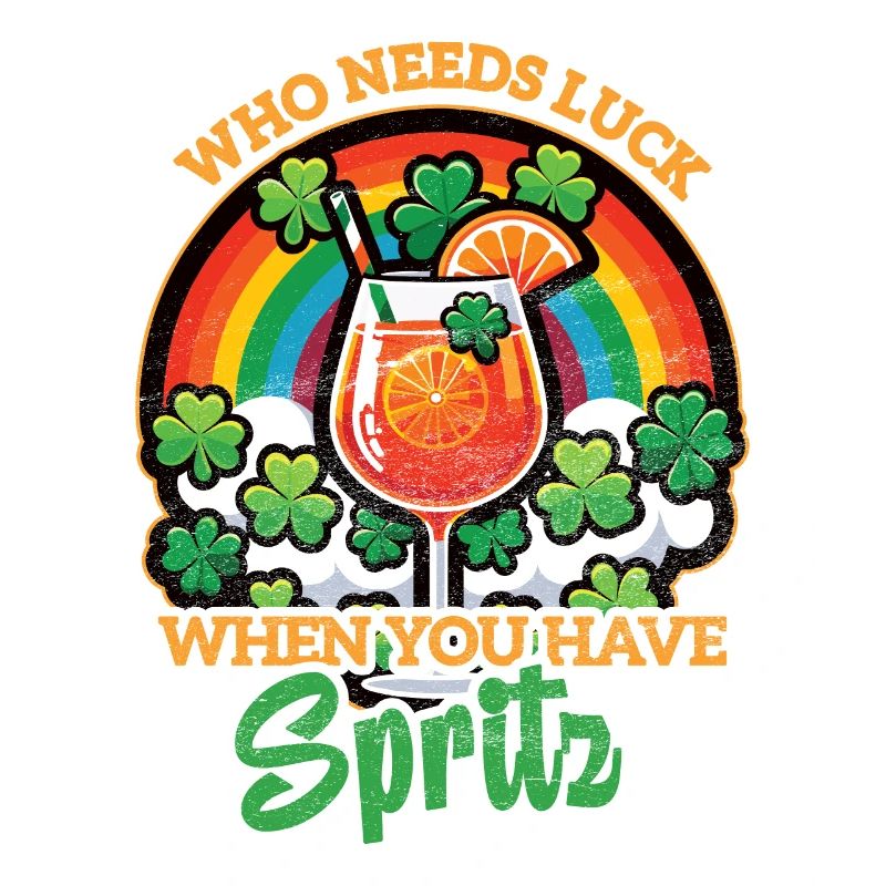St. Patrick's Day Spritz Aperitif Celebrations Shamrock