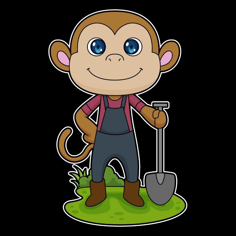 Pelle d’élevage de singes