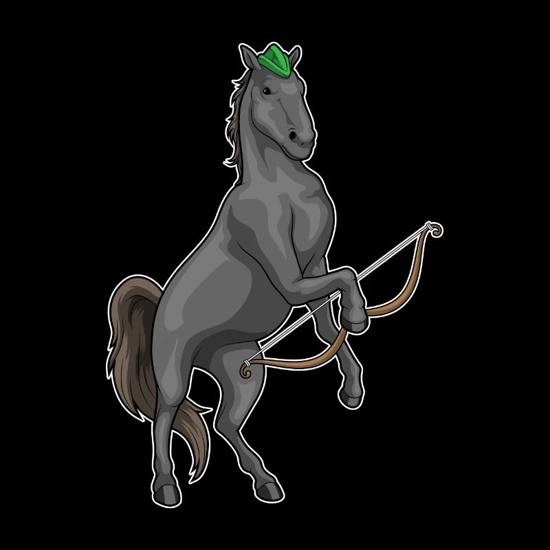 Pferd Bogenschütze Bogen