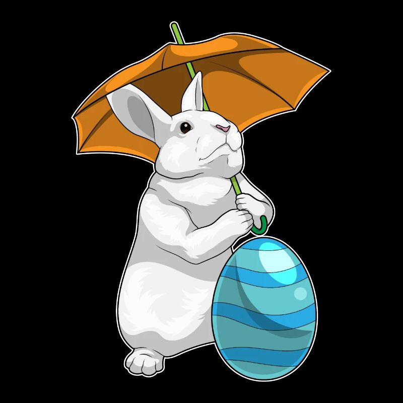 Lapin de Pâques Easter Egg Parapluie