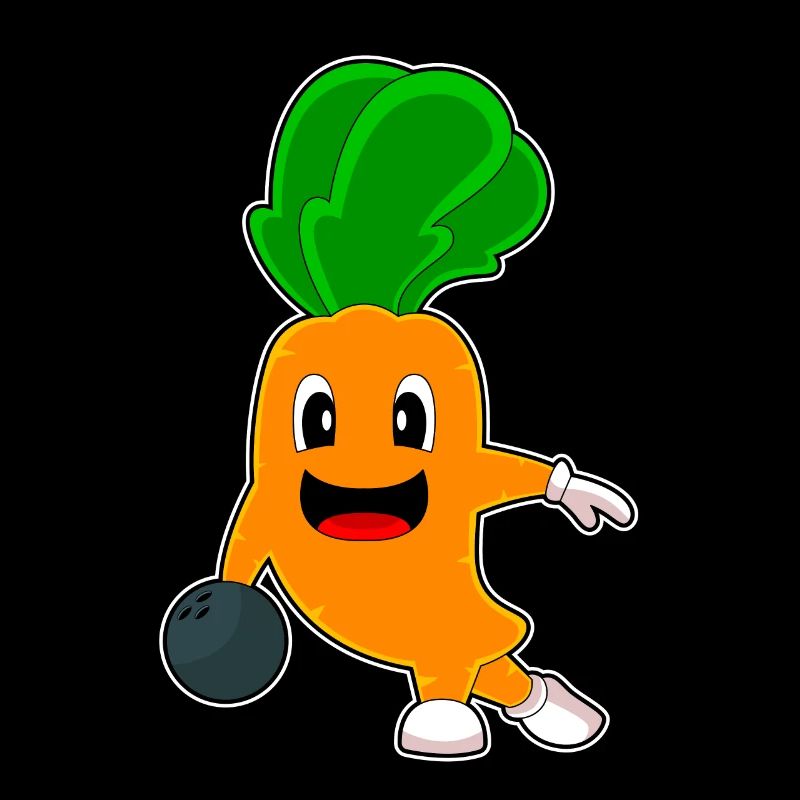 Carrot Bowling Boule de bowling