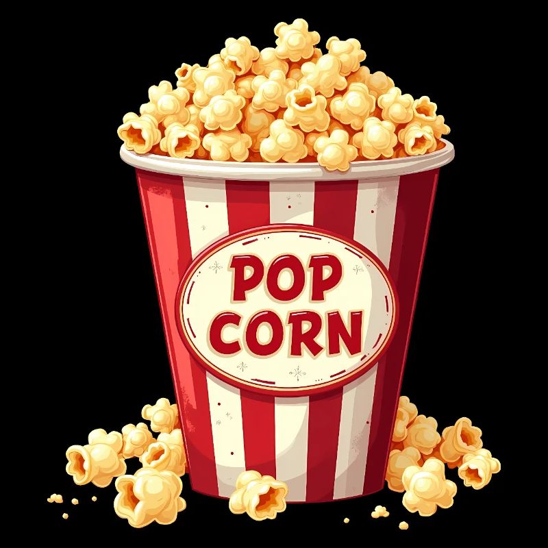Carnaval costumé de pop-corn