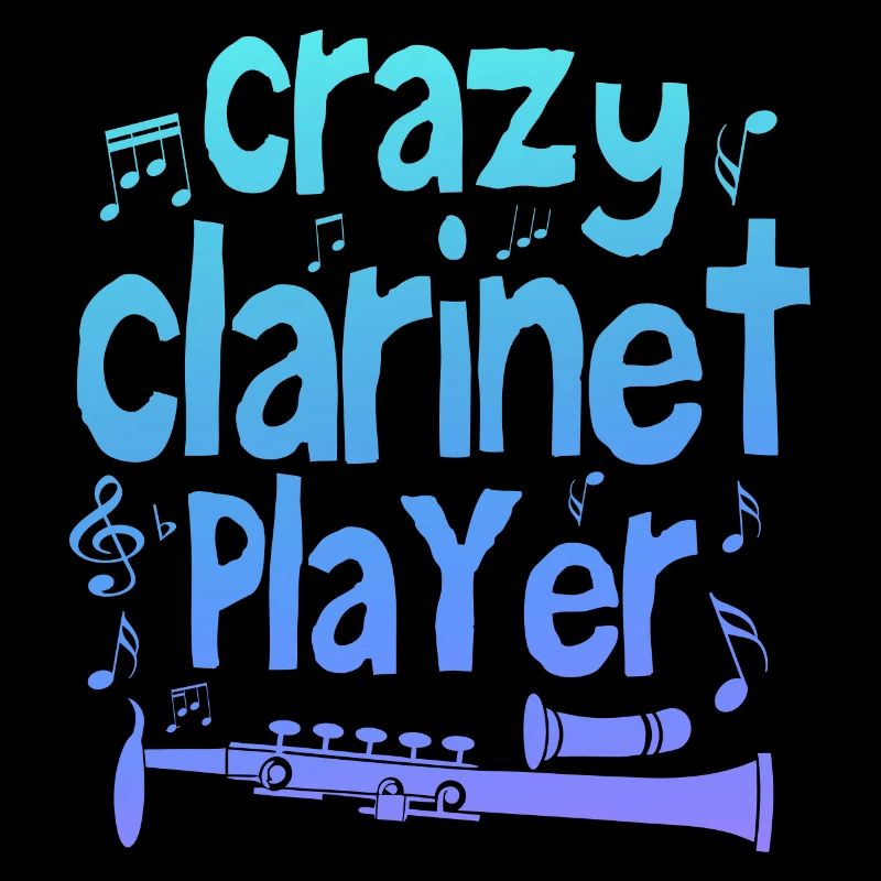 Crazy clarinet player