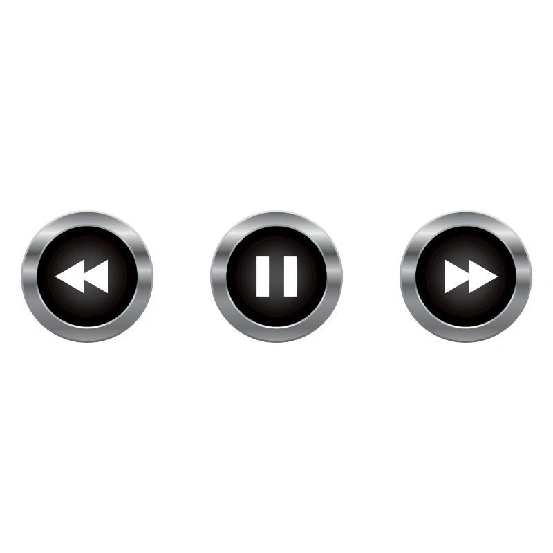 Audio control buttons