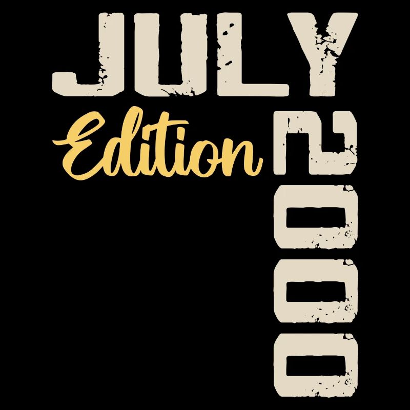 Juli 2000 Geburtstagsshirt Juli 2000