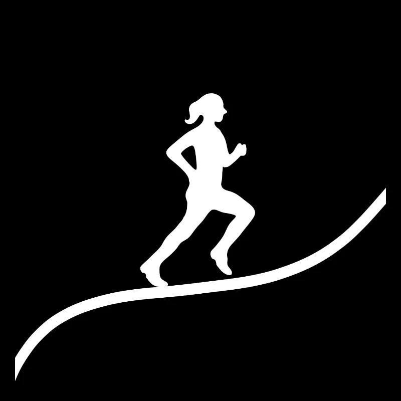 Coureur course de montagne sentier de course