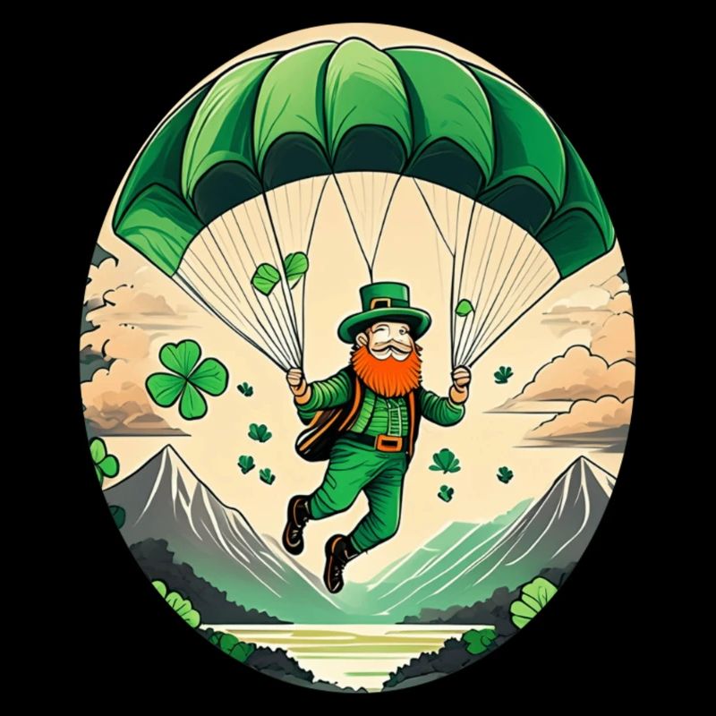 Parapente Trèfle de la Saint-Patrick