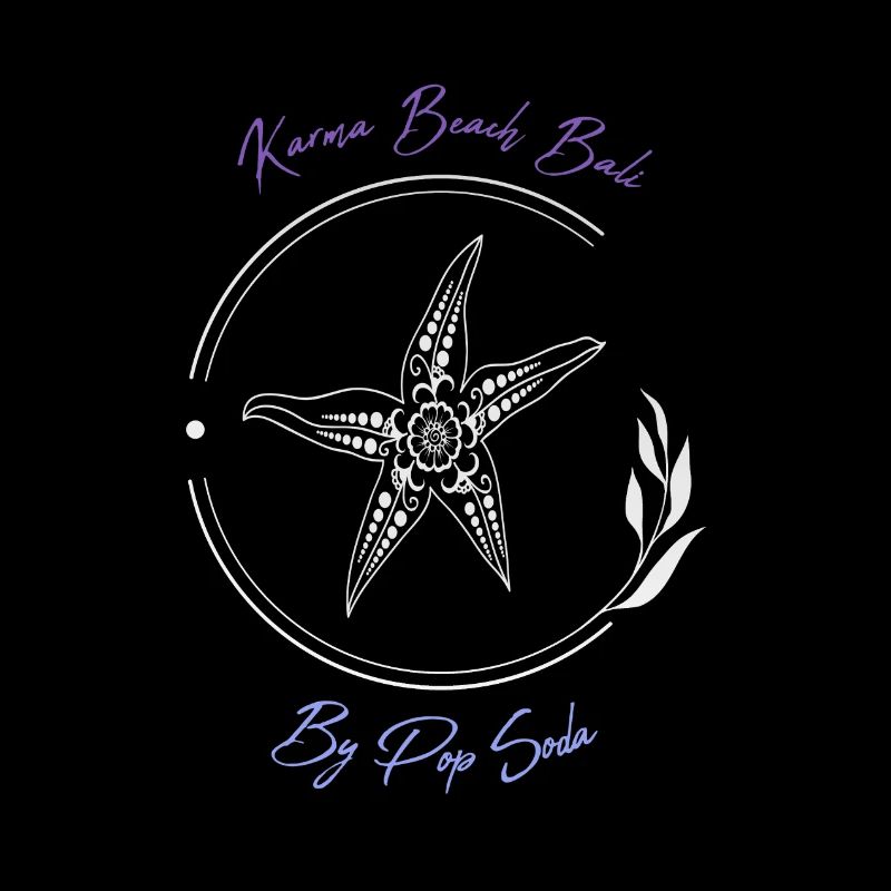 Karma Beach starfish purple blue