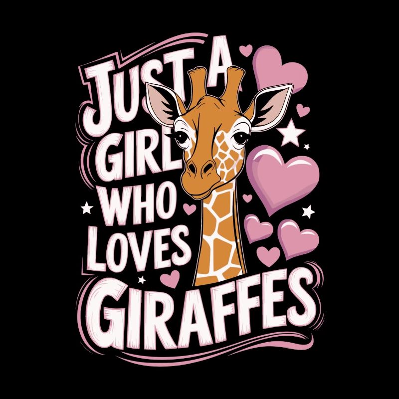 Giraffe Spruch Mädchen