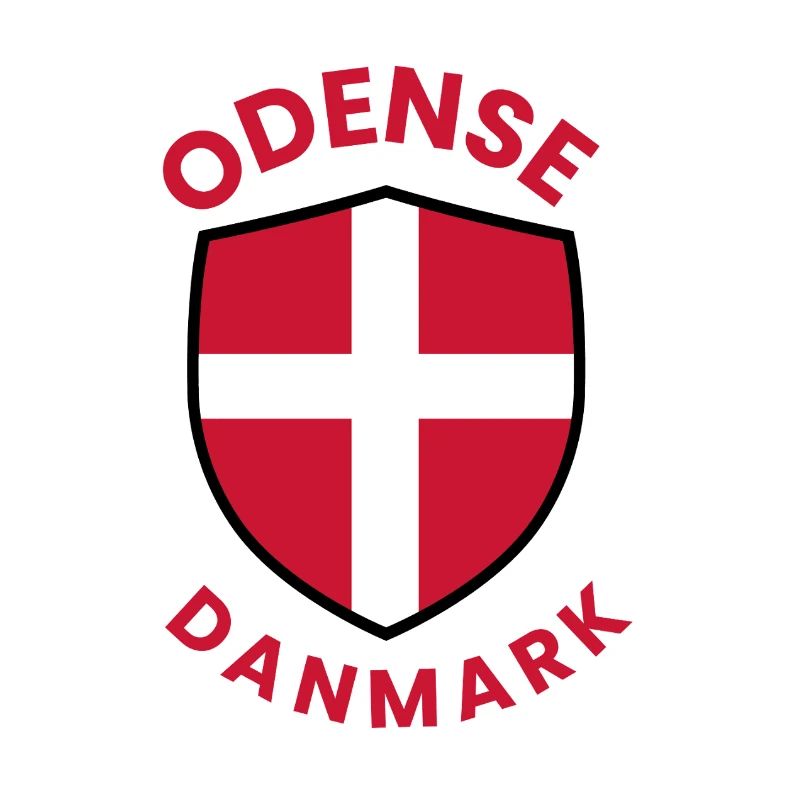 Odense Denmark Flag Crest