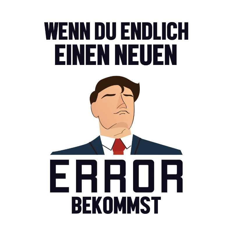 Neuen Error Bekommen Developer Coder Programmierer