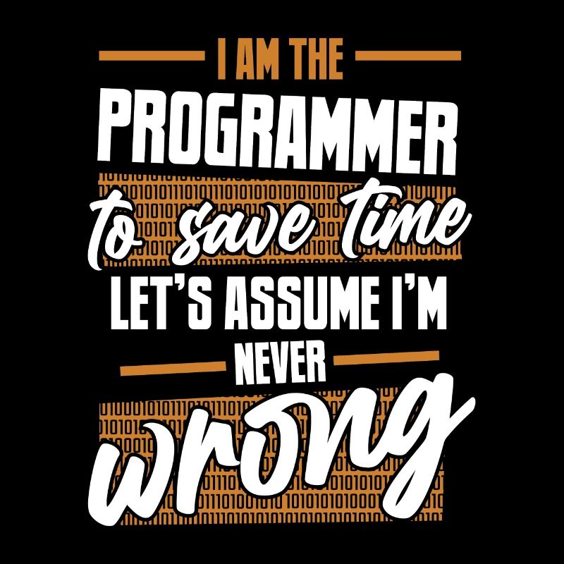Programmeur Supposons que je ne me trompe jamais de codeur