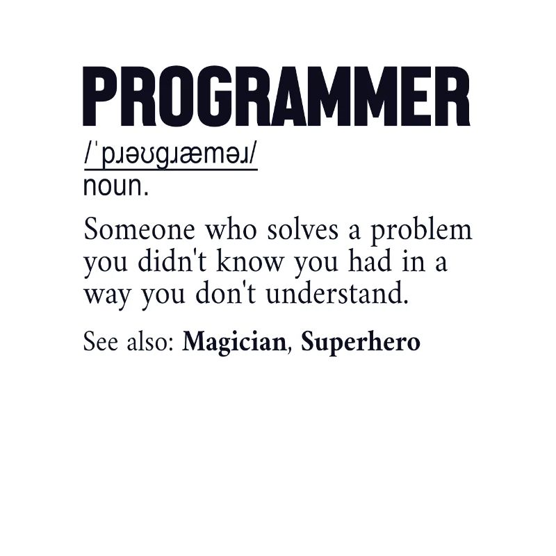 Programmer Definition Softwareentwickler Coder