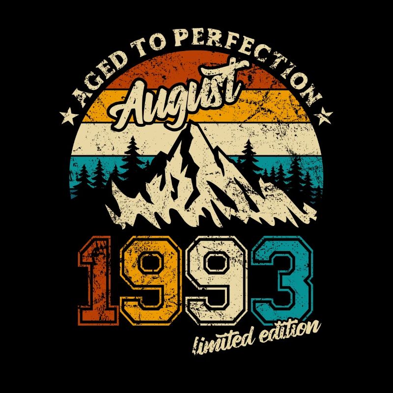Limited Edition August 1993 Geburtstag Geschenk