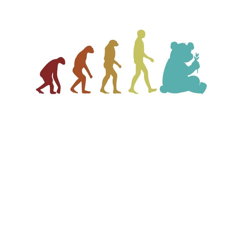 Panda Evolution Panda Bear Friend Lover Giant